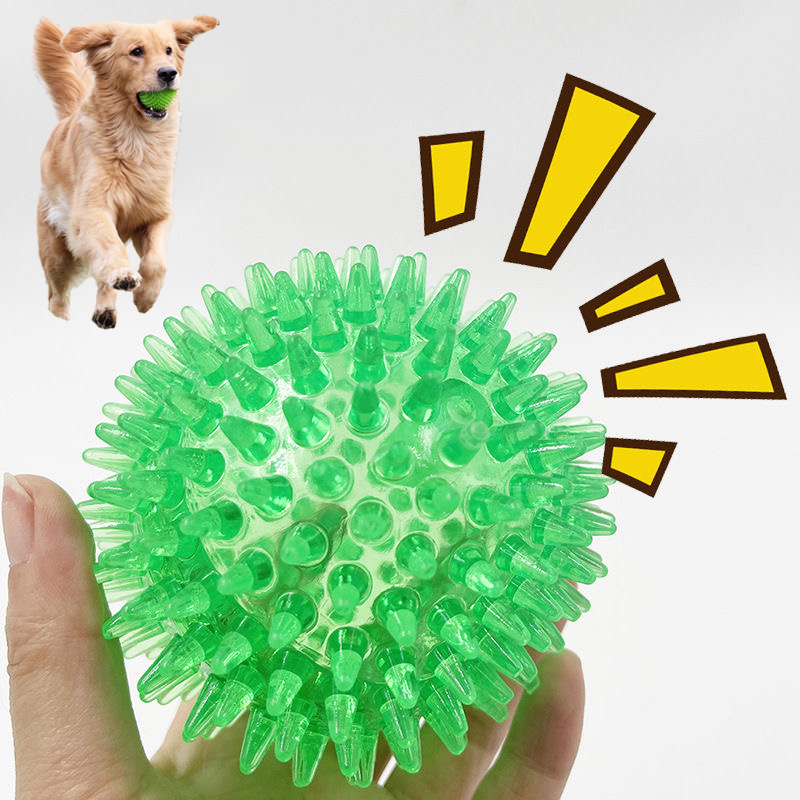 Interactive Squeaky Plush Dog Toy - Hohe Elastizität, französische Bulldogge, Haustierspielball, Spielzeug,