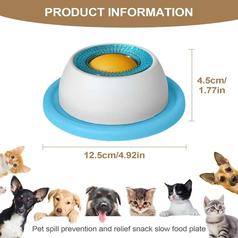 Dog Puzzle Feeder Toy - 2-in-1 Slow Feeder Leckmatte Haustier-Puzzle-Spielzeug für