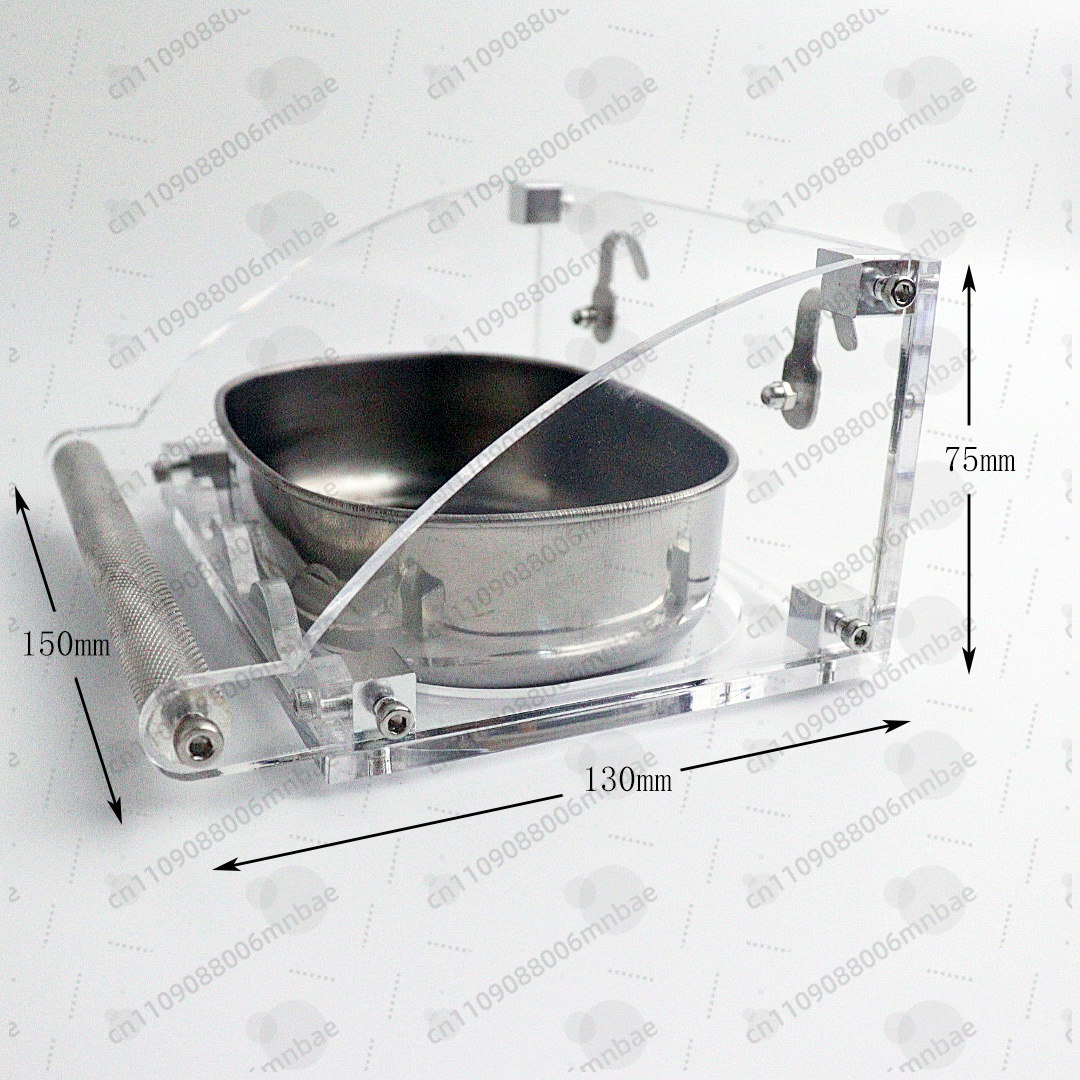 Pet Feeders - Futterbox für Papageien aus Edelstahl und