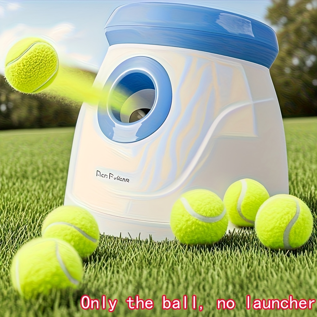 Interactive Squeaky Plush Dog Toy - Interaktives Gestreiftes Gummi-Tennisball-Hundespielzeug - Hochelastischer Batteriefreier