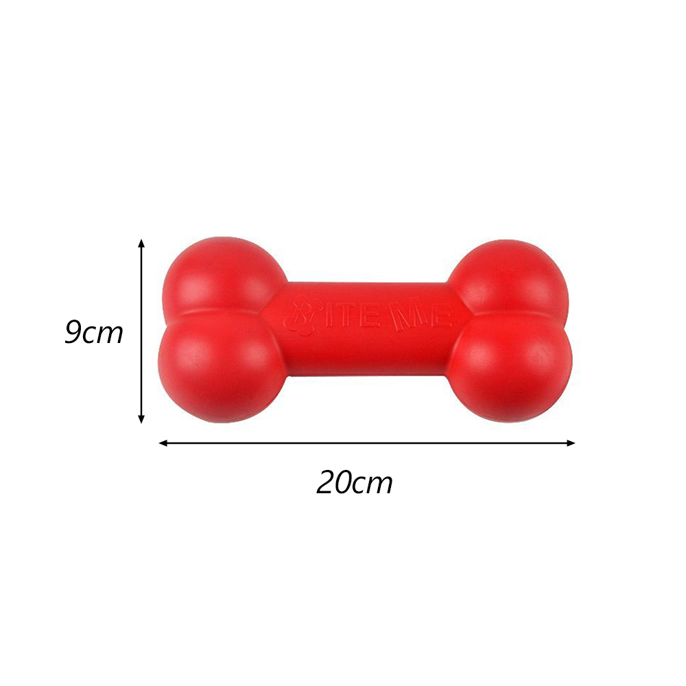 Rotes TPR-Knochen-Hundekau-Spi – Teeth Cleaning Dog Chew Bone Bewertung und Preis