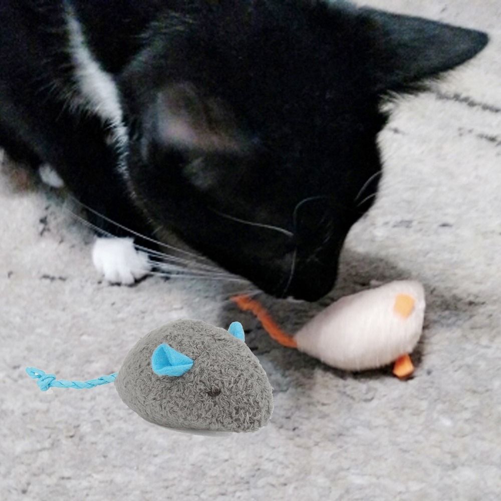 2 Stück lustige Plüsch weiche  – Catnip Interactive Plush Mouse Bewertung und Preis