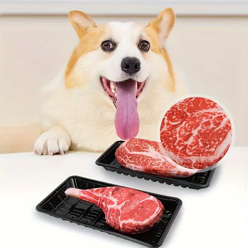 Simuliertes Steak-Quietschspie – Teeth Cleaning Dog Chew Bone Bewertung und Preis