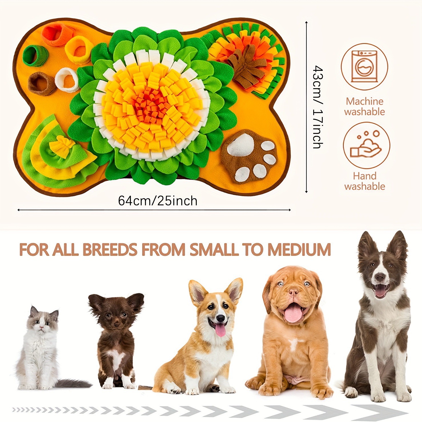Schnüffelmatte für kleine und  – Snuffle Mat For Dogs Bewertung und Preis