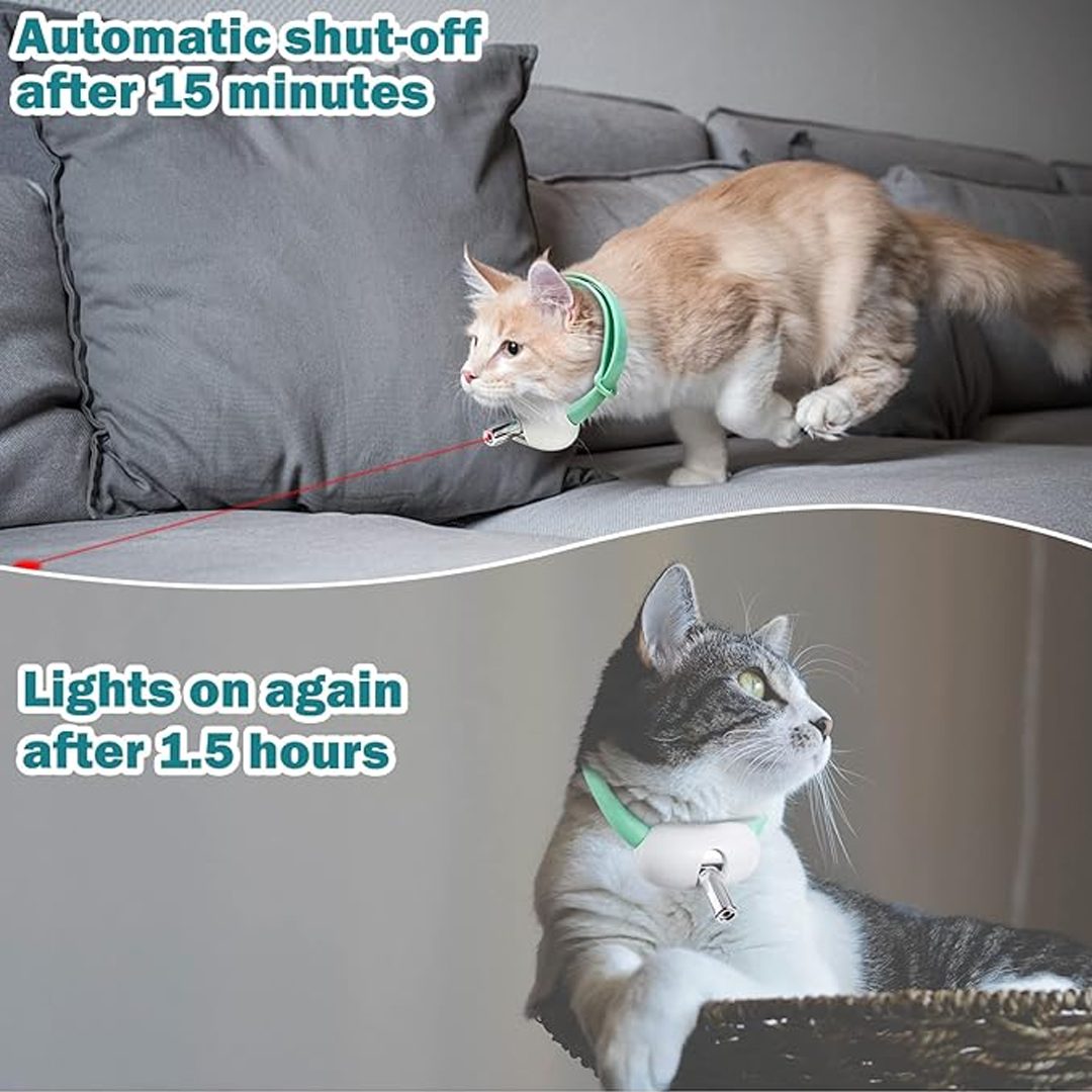 Laserpointerhalsband für Katze – Laser Pointer Cat Toy Automatic Bewertung und Preis