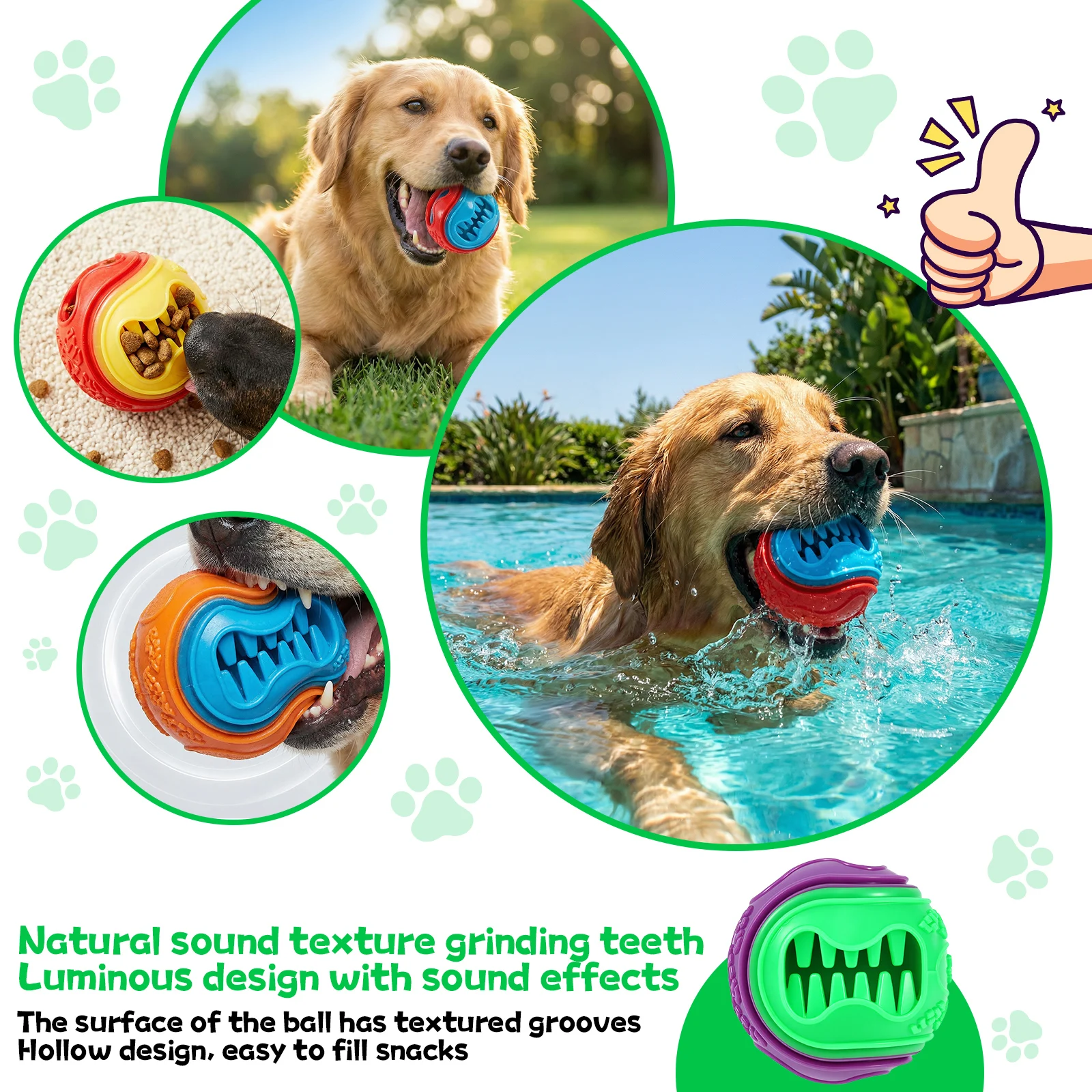 6 Stück Interaktiver Hundefutt – Rubber Treat Dispensing Dog Toy Bewertung und Preis