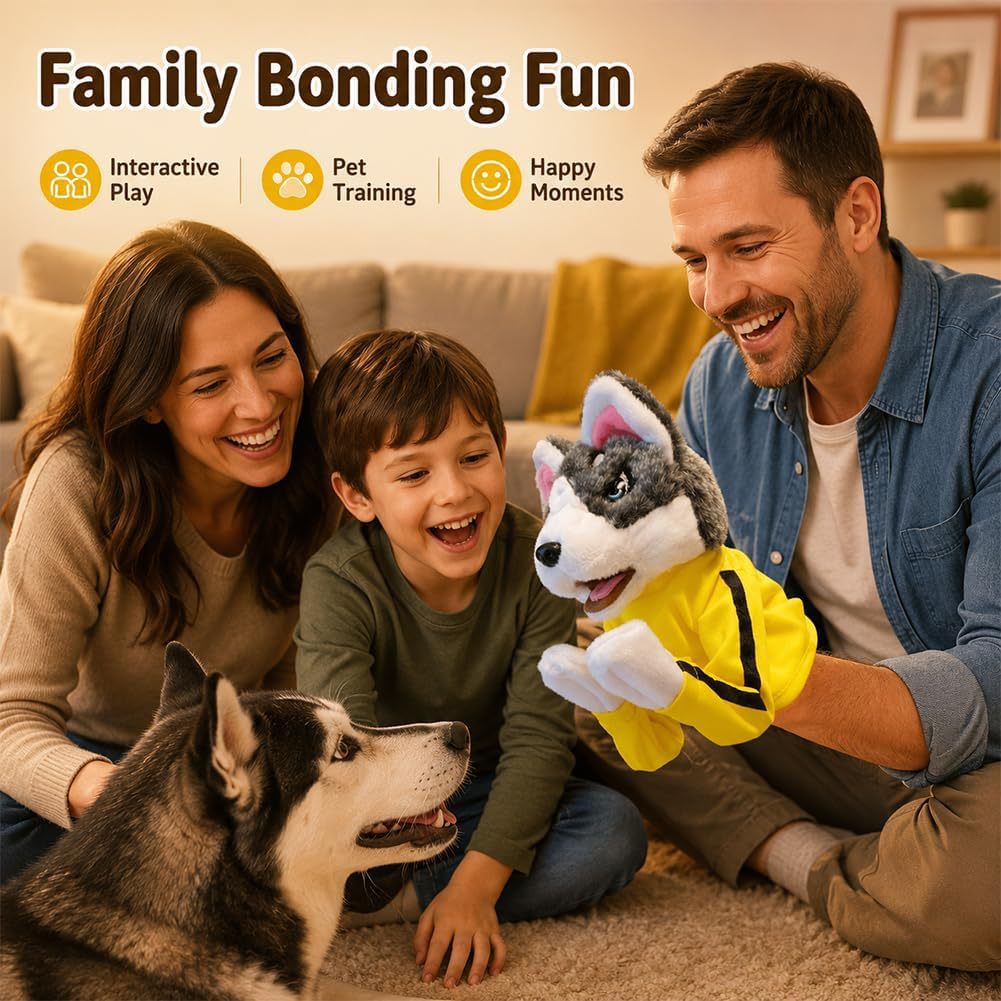 Husky Boxing Interaktives Plüs – Interactive Squeaky Plush Dog Toy Bewertung und Preis