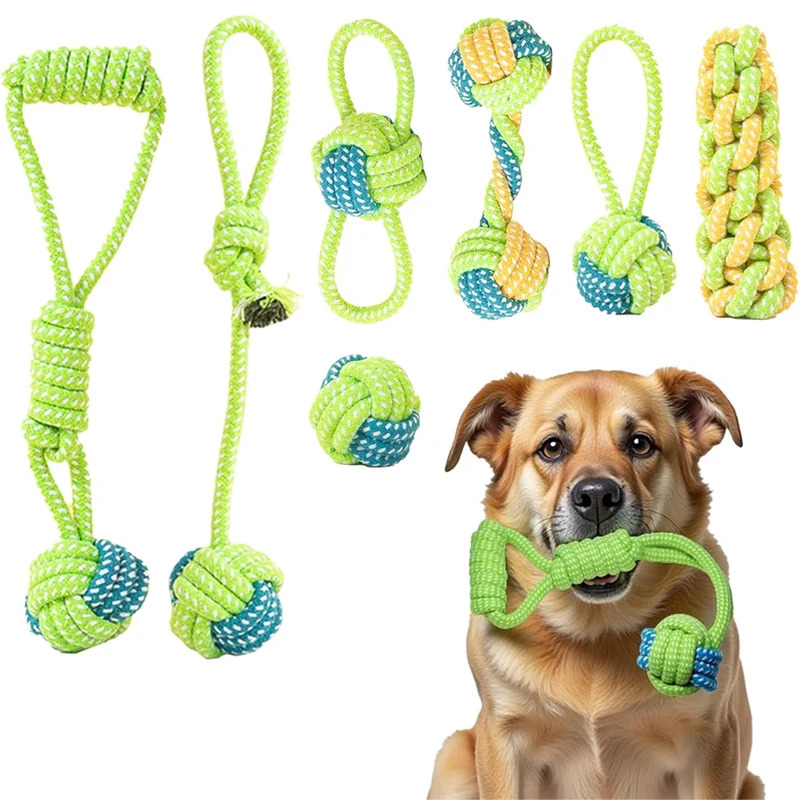1/7er-Pack Robuste Hunde-Zerrs – Dog Rope Toy Aggressive Chewers Bewertung und Preis