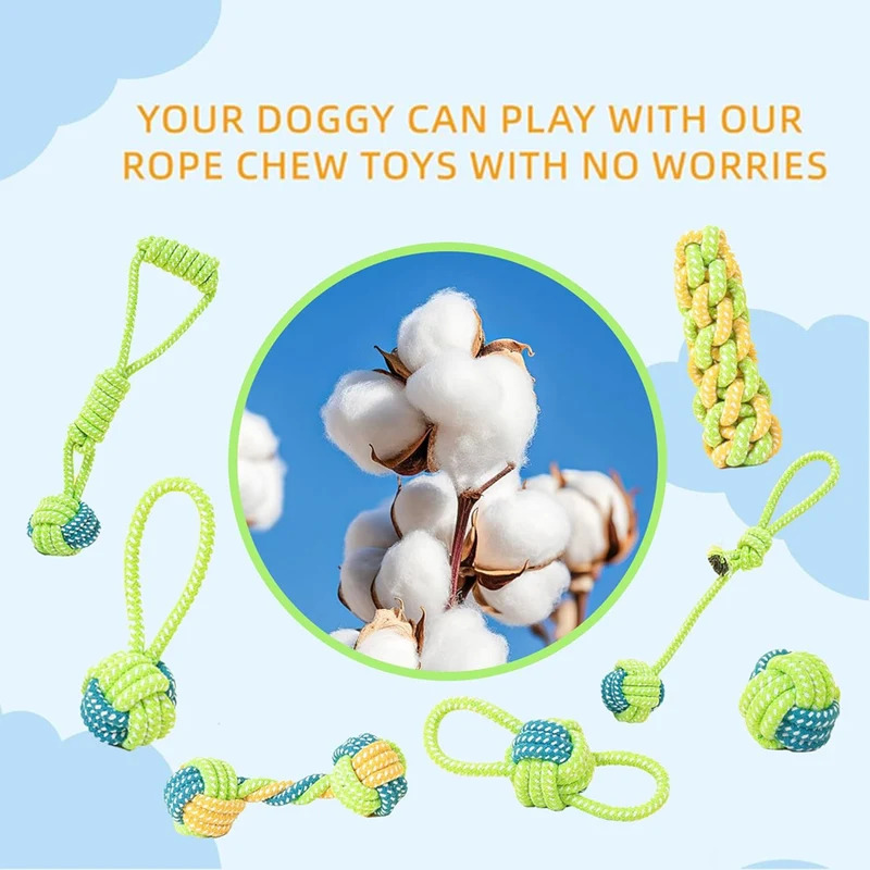1/7er-Pack Robuste Hunde-Zerrs – Dog Rope Toy Aggressive Chewers Bewertung und Preis